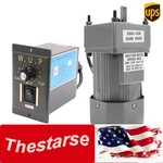 1:10 60W Ac Gear Motor & Variable Speed Reduction Controller 135RPM 110V Usa. Fixed Price $82.82.