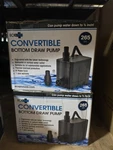 Ecoplus Convertible Bottom Draw Water Pump 265 Gph - Submersible Hydroponics. Fixed Price $35.00.