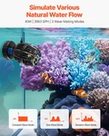 Aquarium Wave Maker, 40W, For Freshwater Saltwater. Fixed Price $71.49.