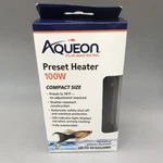 Aqueon Preset Aquarium Heater 100 Watts, Compact Size, Up To 40 Gallons New. Fixed Price $17.95.