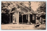 1948 The Little Red School House Old Pump Wayside Inn Sudbury Ma Postcard. Fixed Price $13.48.