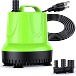 Freesea Fountain Submersible Water Pump: 100W/1100GPH, Black. Fixed Price $63.78.