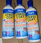 3 Pack Api Stress Coat Plus Fish Aquarium Water Conditioner 16 Oz Ea Exp 06/28. Fixed Price $56.95.