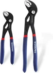 Workpro 2 Piece Groove Joint Set, 7&10 Inch Pliers, Blue, Black. Fixed Price $35.99.