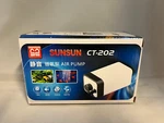 4W Air Pump Dual Head Ct 202 Sunsun. Fixed Price $17.00.