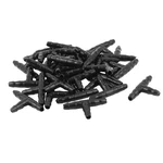 Uxcell Shape Ways Adapter Airline Tubing Tee Barb 30PCS, Black. Fixed Price $14.99.