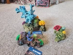 Aquarium Decoration Lot Of Rock Plants Coral New And Used B. Fixed Price $39.99.
