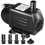 Growneer Submersible Pump 50W Ultra Quiet Fountain Water 950GPH, Black. Fixed Price $33.29.