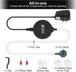 Aquarium Air Pump, 1 Watt Ultra Quiet Mini Oxygen Powerful Aerator .... Fixed Price $25.19.