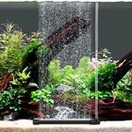 Aquarium Bubble Curtain Wall, Quiet Fish Tank Air Stone With Accessories, High D. Fixed Price $29.36.