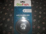 Glofish Bubbling Air Stone. 6 Blue Leds. Fixed Price $13.00.