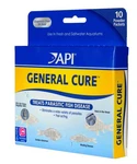 Api General Cure Powder 10 Count For Freshwater And Saltwater Fish Aquariums. Fixed Price $20.36.