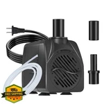 Songlong 160GPH Submersible Pump 9.9FT Cord Water Fountain Pond Aquarium. Fixed Price $34.99.