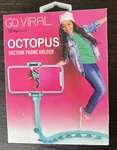 Go Viral Octopus Suction Phone Holder Aqua Cup Flexible Body New Sealed. Fixed Price $10.00.