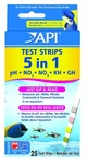 Api 5-IN-1 Aquarium Test Strips Nitrite Carbonate General Hardness 25 Count. Fixed Price $20.34.