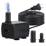 Quauli 90GPH Mini Submersible Pump, Small Fountain (5W 350L/H), Black. Fixed Price $11.94.
