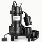 Lanchez 1HP 6600 Gph Submersible Sewage Pump, Heavy Duty Cast Iron Effluent P.... Fixed Price $202.05.