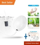 Complete Fish Tank Air Pump Kit - Aeration System For Aquariums & Hydroponics. Fixed Price $17.99.