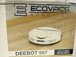 Ecovacs Deebot 907 Smart Robot Vacuum Cleaner (IL/RT6-15310-V-3-250S-MP-UG). Fixed Price $99.00.