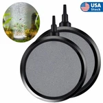Air Bubble Disk Stone Aquarium Fish Tank Pond Pump Hydroponics Oxygen Aerator. Fixed Price $10.94.