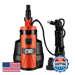 Prostormer Sump Pump 1/2HP 2110GPH Sumbersible Water Portable Electric. Fixed Price $80.95.