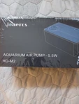 Joaercs HD-M2 5.5W Ultra Quiet Aquarium Air Pump For Fish Tank , 20-150 Gallon. Fixed Price $22.00.