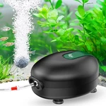 New Aqqa Aquarium Air Pump Quiet Fish Tank Aerator Powerful Oxygen Single Outlet. Fixed Price $32.01.