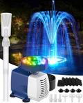 Best Submersible Pump Rgb Pond Filter System KITS,3-IN-1 Fountain With Colorful. Fixed Price $69.49.