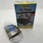 Tetra Air Pump The Shape Of Silence 10-30 Gallons W/ Check Valve With Tubing. Fixed Price $18.00.