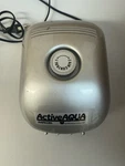 Hydrofarm AAPA15L Active Aqua, 4 Outlets, 6W, L/min Air Pump, Silver. Fixed Price $15.00.