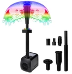 Lewisia Water Pump Kit With Mushroom And Blossom Spray Head, 12 Led Light 6 F.... Fixed Price $26.40.