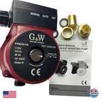 G&w Gw 150W 110V Recirculating Hot Water Booster Pump Domestic Cast Iron 3/4 To. Fixed Price $115.98.