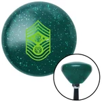Green Chief Master Sgt Of The Air Force Retro Sparkle Shift Knob M16X1.5. Fixed Price $89.95.