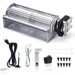 Hiorucet GFB100 Ventless Fireplace Fan Kits Blower, Metallic. Fixed Price $52.44.