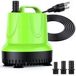 Freesea Fountain Submersible Water Pump: 330 Gph 25W Small Sump For Outd.... Fixed Price $26.29.