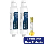 Aqua Crest Rv Inline Hose Water Filter,garden And Camper. Fixed Price $25.99.