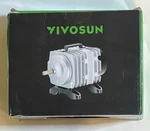 Vivosun Commercial Air Pump 25W 634GPH 40L/MIN Outlet. New. Fixed Price $29.00.