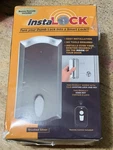 Instalock W/1 Remote Control 80 Feet Brushed Silver Easy Install No Tools Req. Fixed Price $59.00.
