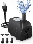 400GPH Submersible Water PUMP(1500L/H, 25W), Ultra Quiet Fountain .... Fixed Price $47.40.