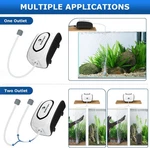3W/5W Aquarium Air Pump Ultra-quiet Dual Outlet Adjustable Oxygen Aerator P.... Fixed Price $24.81.