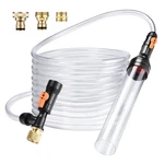30FT Semi Automatic Aquarium Water Changer No Spill Gravel Cleaner Buckets. Fixed Price $48.49.