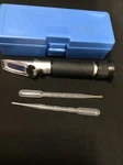 Dual Scale Salinity Refractometer Atc 0-100PPT (0-10%) & 1.000-1.070. Fixed Price $21.00.