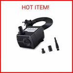 Cwkj Fountain Pump, 80GPH(4W 300L/H) Submersible Water Durable Outdoor. Fixed Price $12.83.