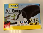 Tetra Aquarium Air Pump 2-15 Gallons W Check Valve Quiet 40DB. Fixed Price $20.10.