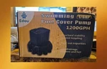 Edou Automatic Swimming Pool Cover Pump 1/6HP 1200 Gph. Fixed Price $68.57.