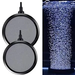Us Aquarium Air Bubble Disk Stone Hydroponics Oxygen Aerator Fish Tank Pond Pump. Fixed Price $10.94.