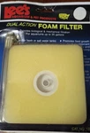Lee's Dual Action Foam Filter For Fresh Salt Water Up To 35 Gallons. Fixed Price $8.00.