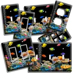 Vibrant Tropical Fish Tank Aquarium Lightswitch Outlet Wall Plate Pet Shop Decor. Fixed Price $16.19.
