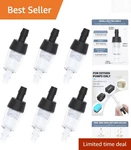 6-PIECE Plastic One-way Check Valves For Aquarium Air Pumps Reliable Backfl.... Fixed Price $9.74.