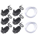 Aitiao 6PCS Dc 3-5V Micro Water PUMP+2PCS PIPE(1M), Clear. Fixed Price $17.58.